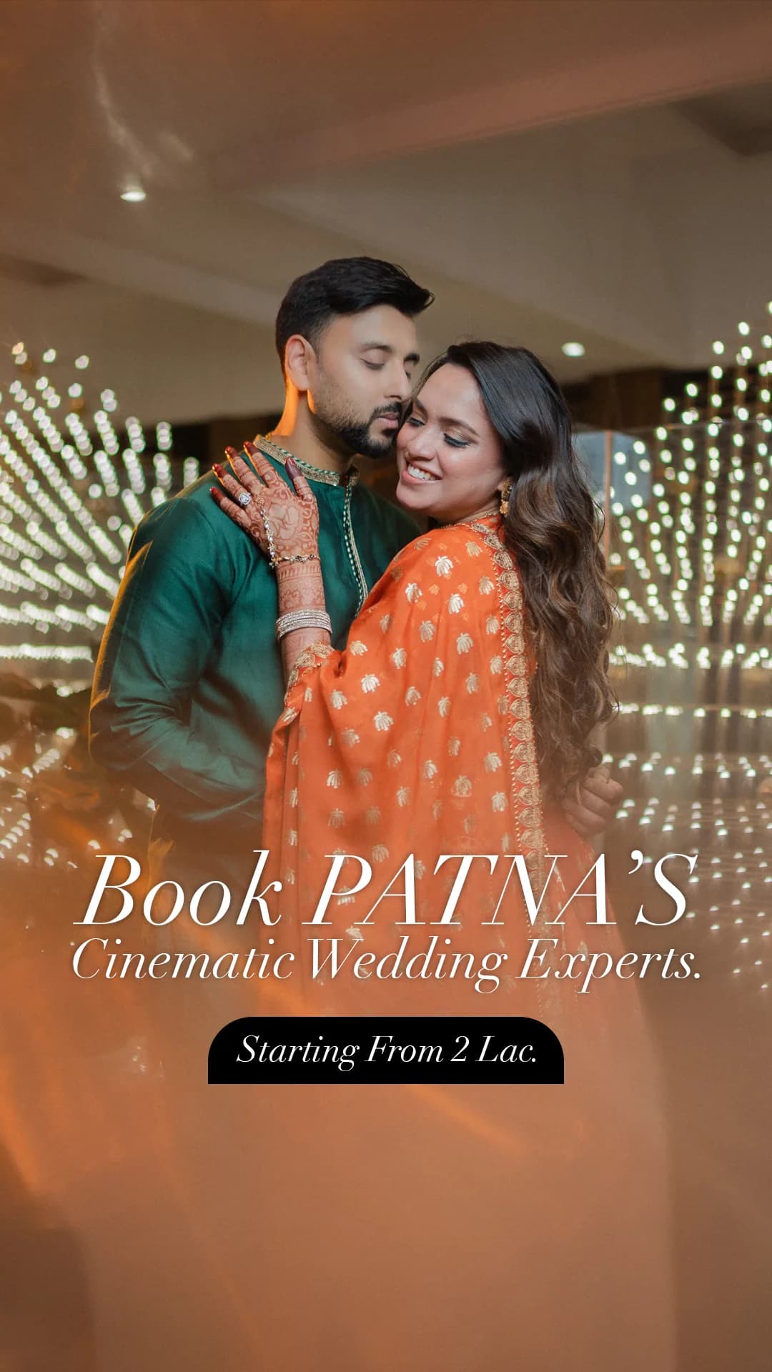 Book Patna's cinematic wedding experts.