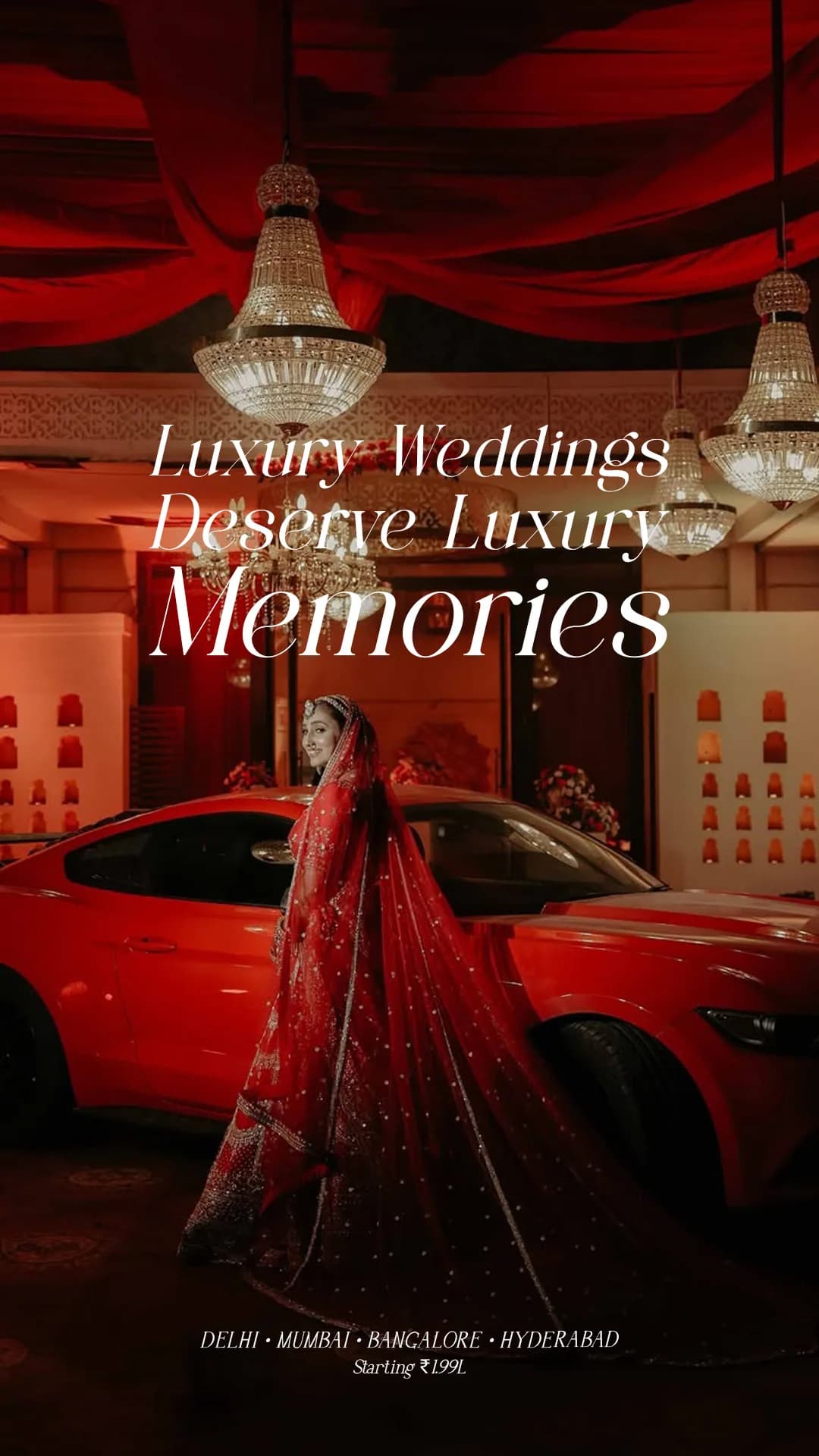 Luxury weddings deserve luxury memories.