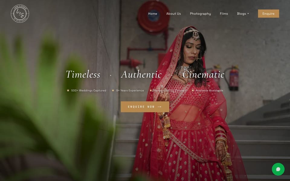 Lens9 Studio website