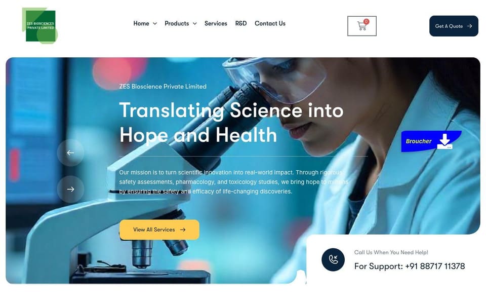 Zes Bioscience website